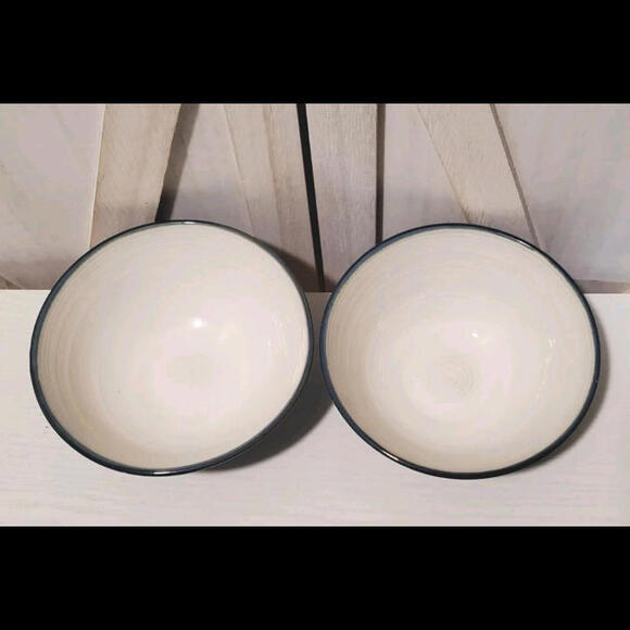 Sango Jewel Blue Cereal/Soup Bowl #4893 Set of 2 - Picture 4 of 5